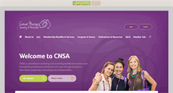Desktop Screenshot of cnsa.org.au