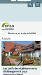 Mobile Screenshot of cnsa.fr