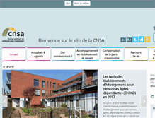 Tablet Screenshot of cnsa.fr