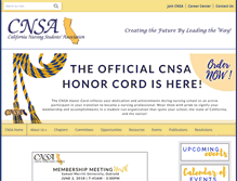 Tablet Screenshot of cnsa.org